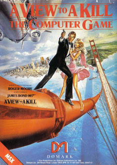 Carátula del juego A View to a Kill The Computer Game (MSX)