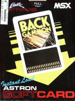 Carátula del juego Backgammon (MSX)