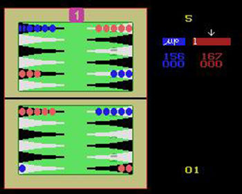 Pantallazo del juego online Backgammon (MSX)