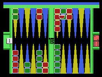 Pantallazo del juego online Backgammon (Tecno Soft) (MSX)