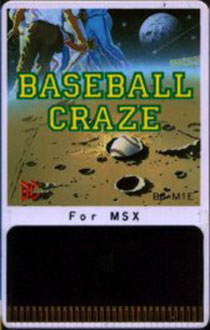 Carátula del juego Baseball Craze (MSX)