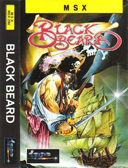 Carátula del juego Black Beard (MSX)