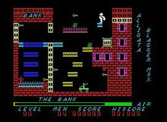 Pantallazo del juego online Blagger (MSX)
