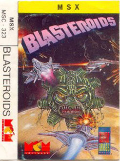 Carátula del juego Blasteroids (MSX)