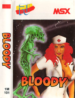 Carátula del juego Bloody (MSX)