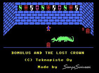 Juego online Bomulus and the lost Crown (MSX)