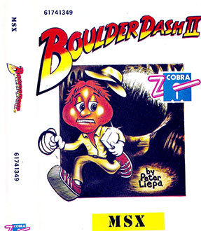 Carátula del juego Boulder Dash 2 (MSX)