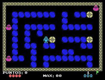 Pantallazo del juego online Bouncing Block (MSX)