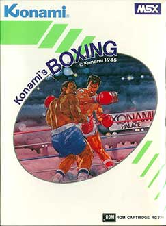 Carátula del juego Konami's Boxing (MSX)