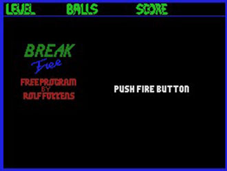 Carátula del juego Break Free (MSX)