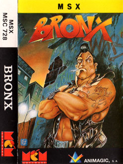 Carátula del juego Bronx (MSX)