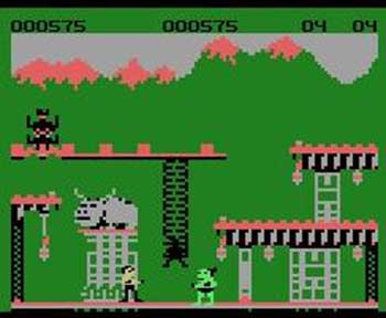 Pantallazo del juego online Bruce Lee (MSX)