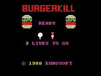 Carátula del juego Burgerkill (MSX)