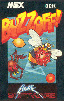 Carátula del juego Buzz Off! (MSX)
