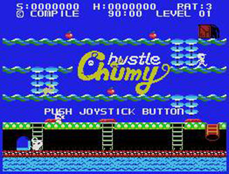 Carátula del juego Hustle Chumy (MSX)