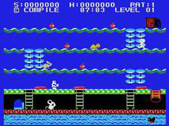 Pantallazo del juego online Hustle Chumy (MSX)