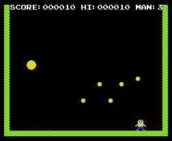 Pantallazo del juego online Cannon Ball (MSX)