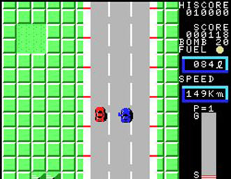 Pantallazo del juego online Car Fighter (MSX)