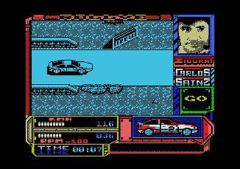 Pantallazo del juego online Carlos Sainz (MSX)