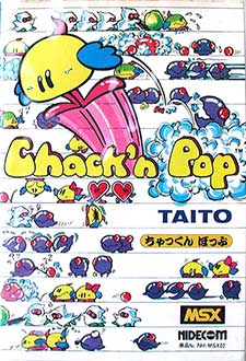 Carátula del juego Chack'n Pop (MSX)