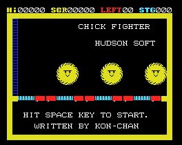 Juego online Chick Fighter (MSX) Juego online Chick Fighter (MSX)