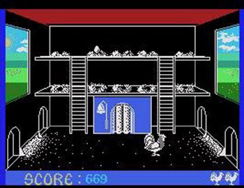 Pantallazo del juego online Chicken Chase (MSX)