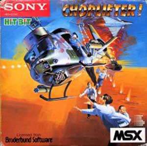 Carátula del juego Choplifter (MSX)