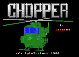 Carátula del juego Chopper (MSX)