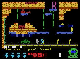 Pantallazo del juego online Chubby Gristle (MSX)