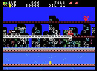 Pantallazo del juego online City Connection (MSX)