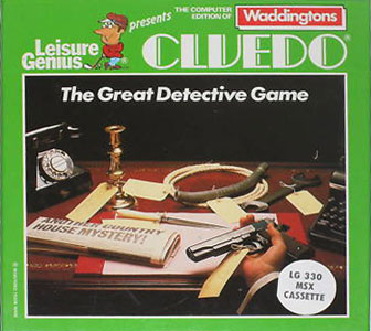 Carátula del juego Cluedo (MSX)