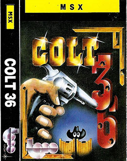 Carátula del juego Colt 36 (MSX)