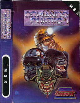 Juego online Comando Quatro (MSX) Juego online Comando Quatro (MSX)