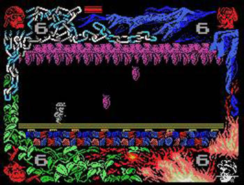 Pantallazo del juego online Comando Quatro (MSX)