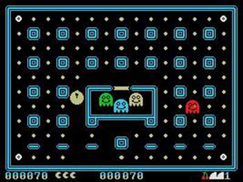 Pantallazo del juego online Comecocos (MSX)