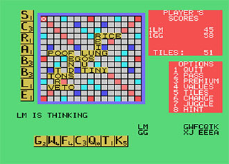 Pantallazo del juego online Computer Scrabble (MSX)