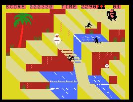 Pantallazo del juego online Congo Bongo (MSX)