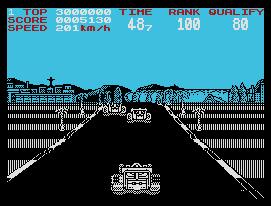 Pantallazo del juego online Continental Circus (MSX)