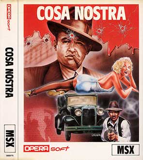 Carátula del juego Cosa Nostra (MSX)