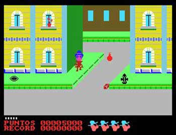 Pantallazo del juego online Cosa Nostra (MSX)