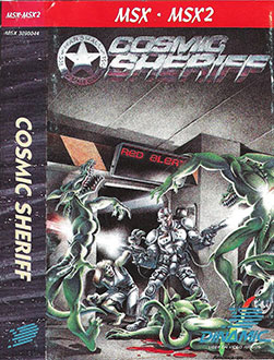 Carátula del juego Cosmic Sheriff (MSX)