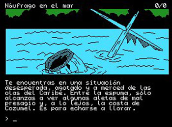 Pantallazo del juego online La Diosa de Cozumel (MSX)