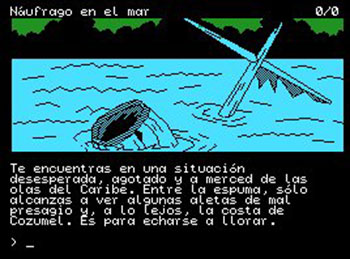 Pantallazo del juego online La Diosa de Cozumel (MSX)