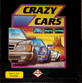 Carátula del juego Crazy Cars (MSX)