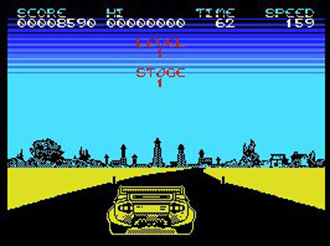 Pantallazo del juego online Crazy Cars (MSX)