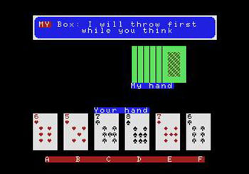 Pantallazo del juego online Cribbage (MSX)