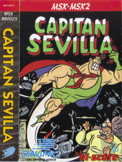 Carátula del juego Capitan Sevilla (MSX)