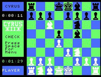 Pantallazo del juego online Cyrus II Chess (MSX)