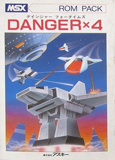 Carátula del juego Danger X4 (MSX)