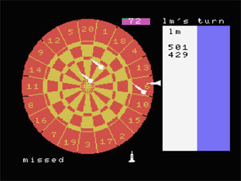 Pantallazo del juego online Darts (MSX)